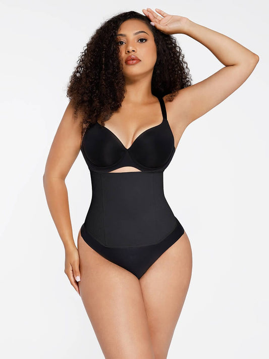 Faja reductora de abdomen de 4 varillas de acero sin costuras