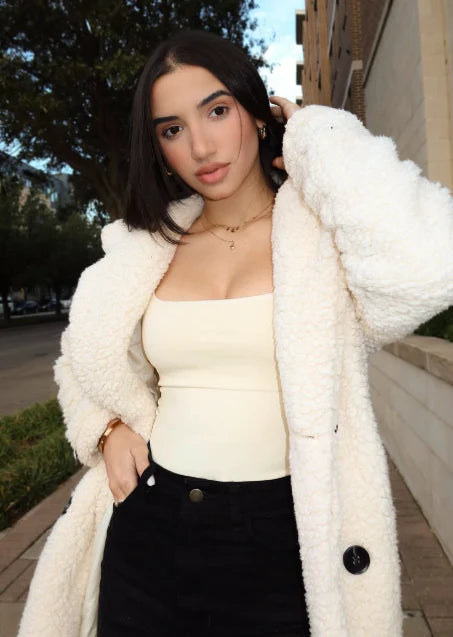 <p>Patricia Sánchez en <strong>body antibacteriano</strong></p>