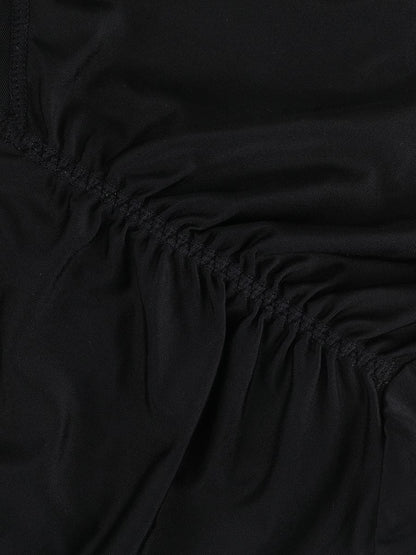 Pantalones cortos moldeadores de cintura alta con realce de glúteos y cuatro varillas de acero