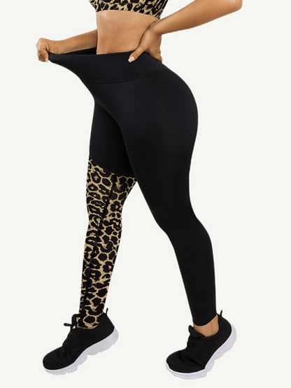 Pantalones de yoga con diseño asimétrico