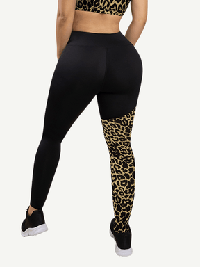 Pantalones de yoga con diseño asimétrico
