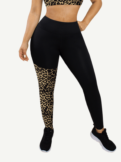 Pantalones de yoga con diseño asimétrico