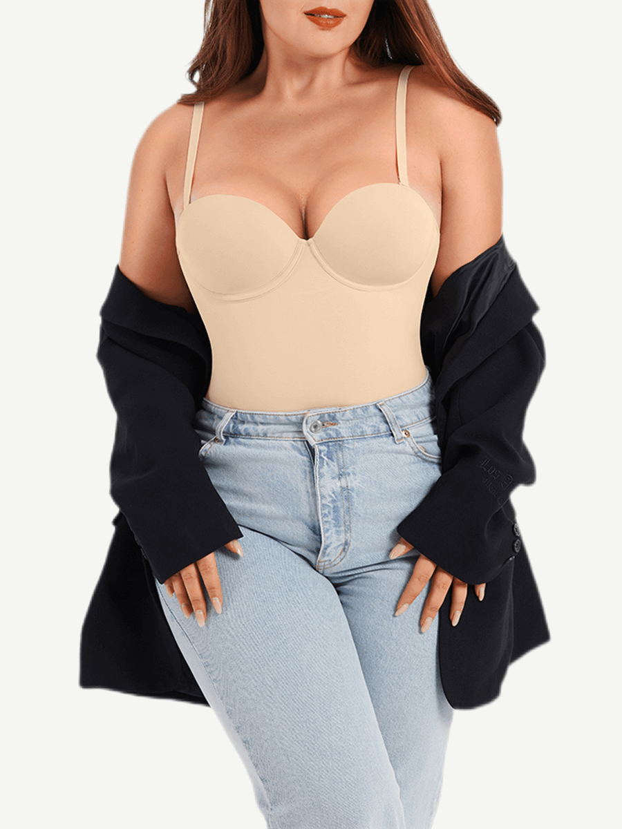 bustier con aros, forma de barriga transpirable