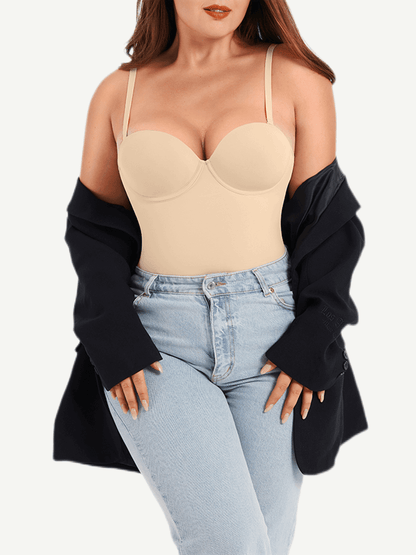 bustier con aros, forma de barriga transpirable
