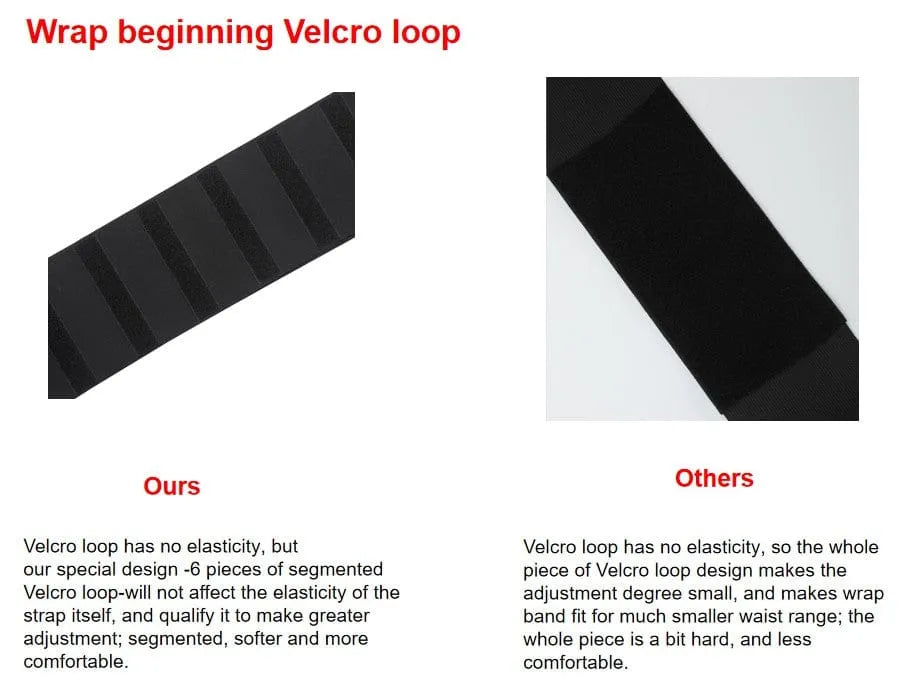 Faja abdominal de látex, banda de compresión de alta potencia
