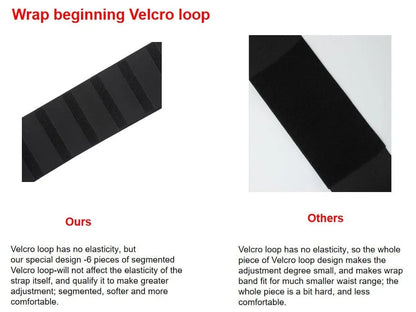 Faja abdominal de látex, banda de compresión de alta potencia