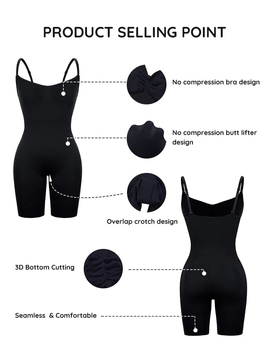 Faja de cuerpo completo sin costuras para tallas grandes