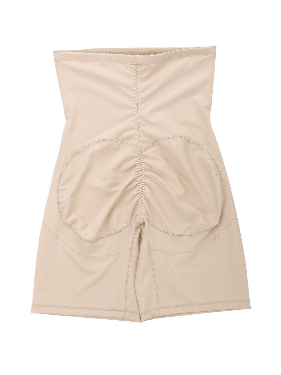 Pantalones cortos moldeadores de cintura alta y abdomen, levantadores de glúteos con dos varillas de acero