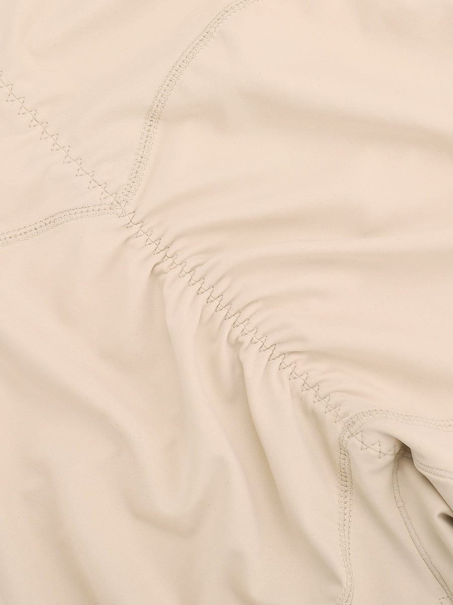 Pantalones cortos moldeadores de cintura alta y abdomen, levantadores de glúteos con dos varillas de acero