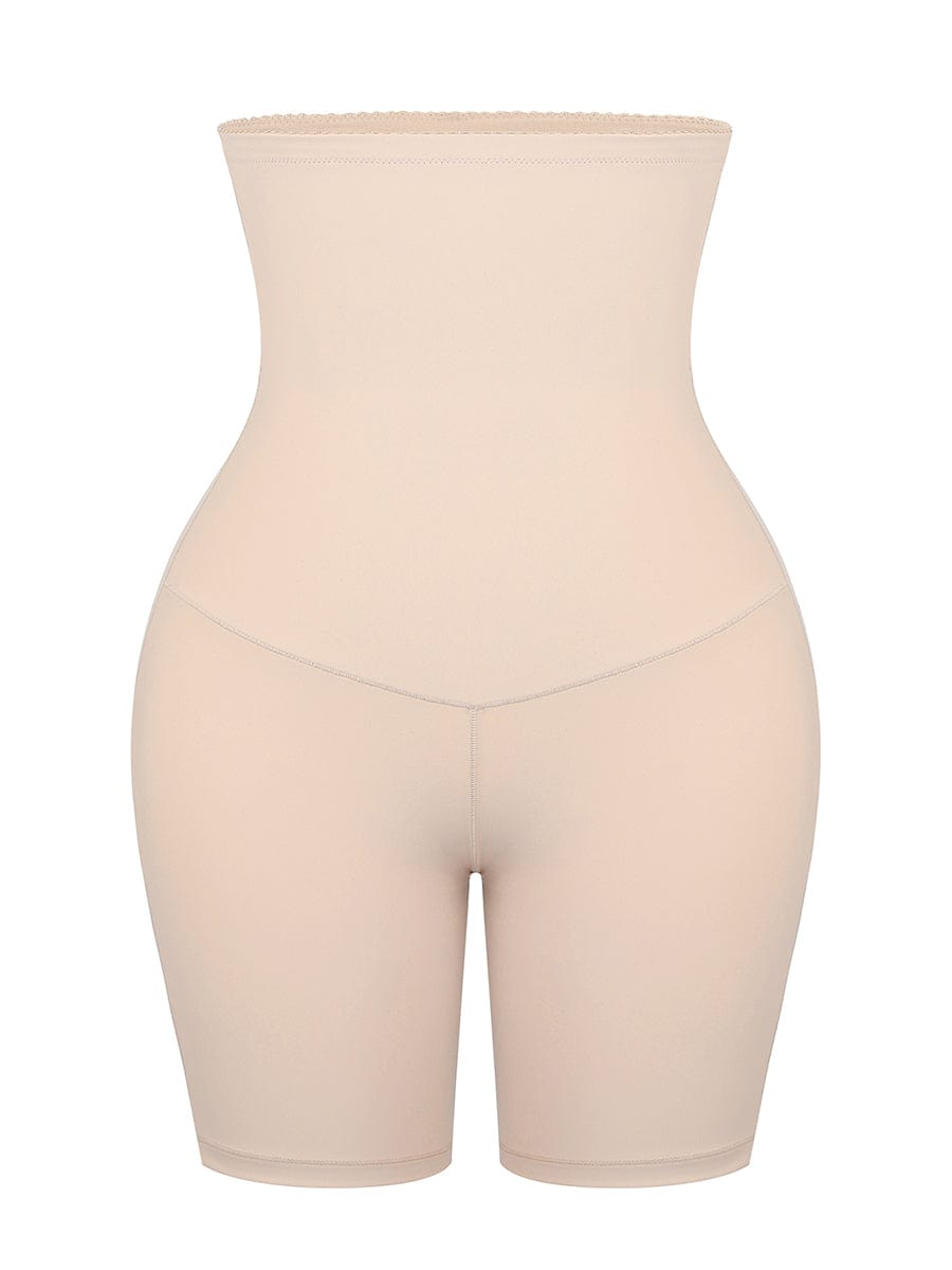Pantalones cortos moldeadores de cintura alta y abdomen, levantadores de glúteos con dos varillas de acero