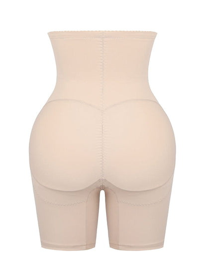 Pantalones cortos moldeadores de cintura alta y abdomen, levantadores de glúteos con dos varillas de acero