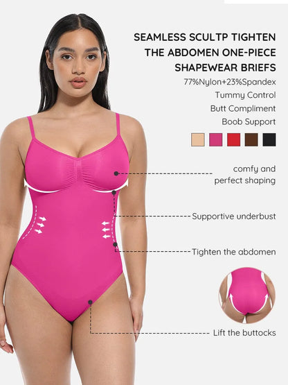 Braguitas moldeadoras de una pieza sin costuras para esculpir y rejuvenecer el abdomen