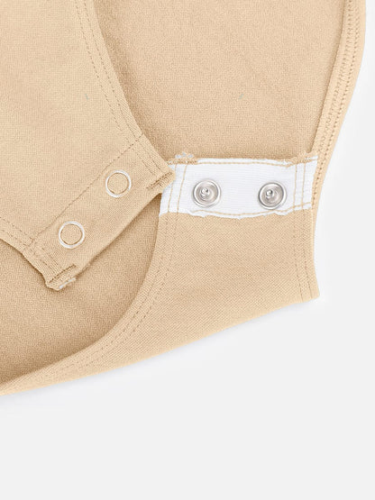 Body de control de cintura y busto con cuello de diamante sin costuras