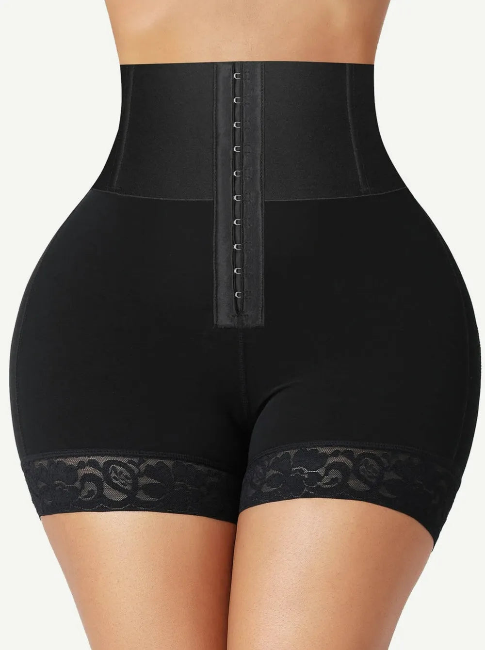 Shorts moldeadores de glúteos, control de abdomen y cintura media, estilo levanta glúteos, control de abdomen y muslos a media pierna