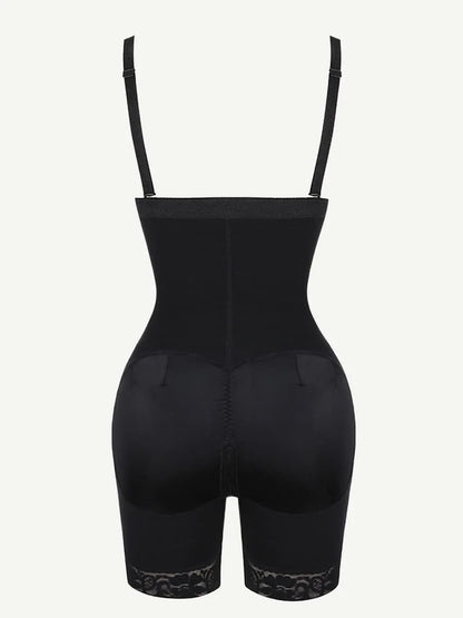 Faja postoperatoria con cremallera, ajustable, desmontable, para todo el cuerpo y control abdominal.