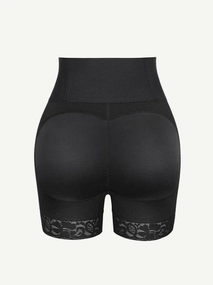 Shorts moldeadores de glúteos, control de abdomen y cintura media, estilo levanta glúteos, control de abdomen y muslos a media pierna