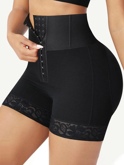 Shorts moldeadores de glúteos, control de abdomen y cintura media, estilo levanta glúteos, control de abdomen y muslos a media pierna