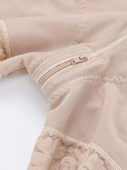 Faja postoperatoria con cremallera, ajustable, desmontable, para todo el cuerpo y control abdominal.