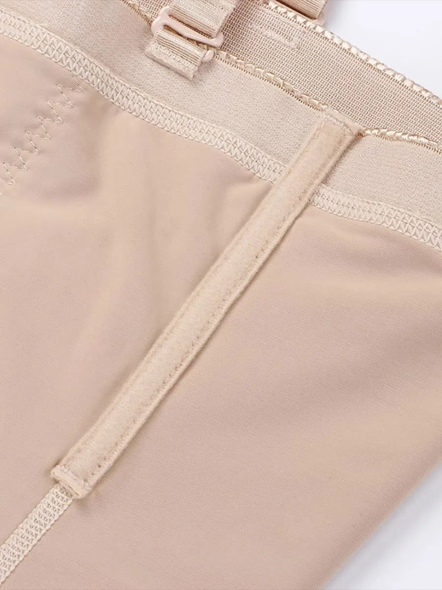 Faja postoperatoria con cremallera, ajustable, desmontable, para todo el cuerpo y control abdominal.