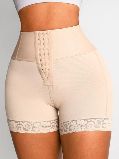Shorts moldeadores de glúteos, control de abdomen y cintura media, estilo levanta glúteos, control de abdomen y muslos a media pierna