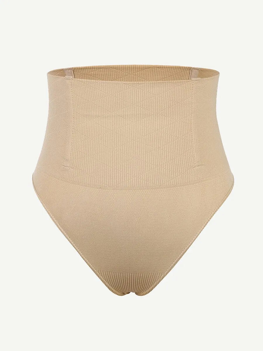 Tanga moldeadora instantánea sin costuras, suave, con 4 varillas de acero, para una apariencia natural