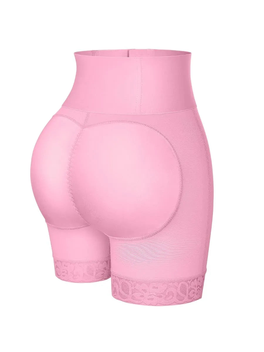 Shorts moldeadores de glúteos, control de abdomen y cintura media, estilo levanta glúteos, control de abdomen y muslos a media pierna