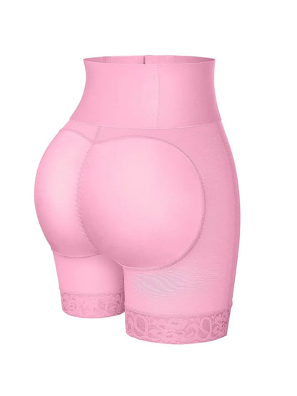 Shorts moldeadores de glúteos, control de abdomen y cintura media, estilo levanta glúteos, control de abdomen y muslos a media pierna