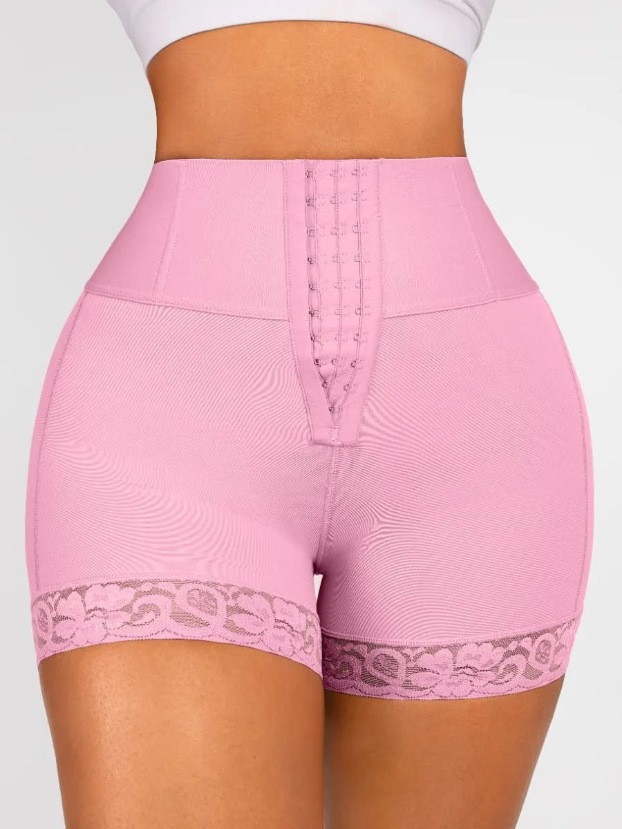 Shorts moldeadores de glúteos, control de abdomen y cintura media, estilo levanta glúteos, control de abdomen y muslos a media pierna