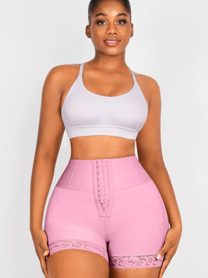 Shorts moldeadores de glúteos, control de abdomen y cintura media, estilo levanta glúteos, control de abdomen y muslos a media pierna