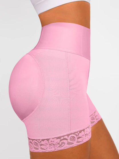 Shorts moldeadores de glúteos, control de abdomen y cintura media, estilo levanta glúteos, control de abdomen y muslos a media pierna