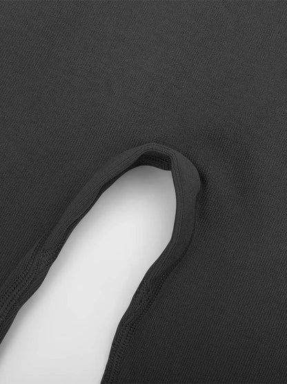 Leggings de yoga moldeadores de glúteos color melocotón con cintura doble sin costuras