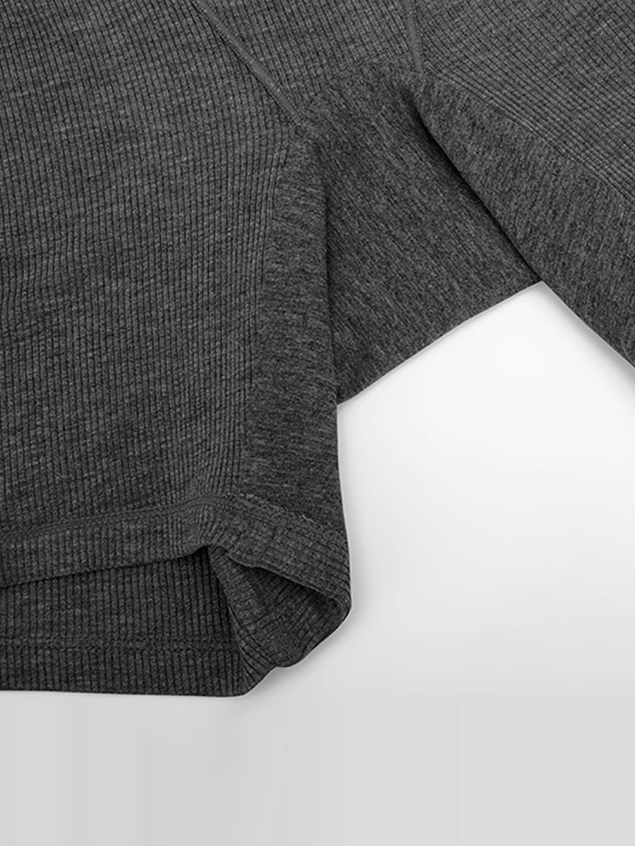 Bóxer ajustado de rayón acanalado, cintura media, transpirable