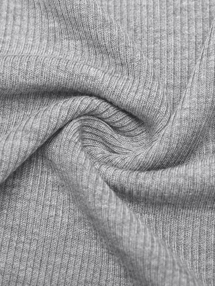 camiseta sin mangas de rayón acanalado con tirantes anchos y cuello redondo, transpirable