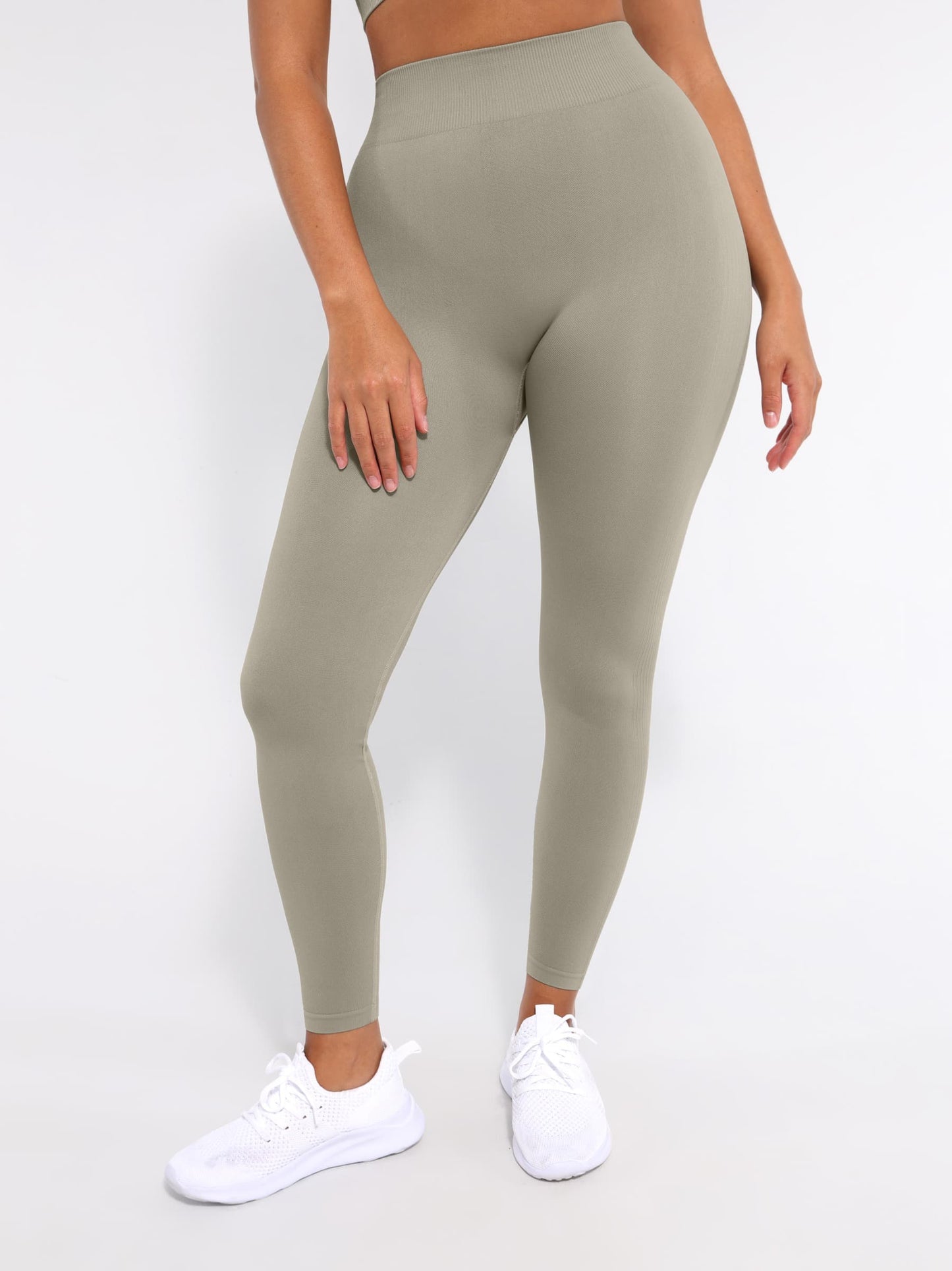 Mallas de yoga adelgazantes de cintura alta sin costuras