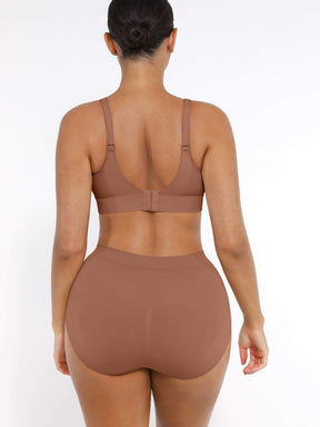 Sujetador moldeador de busto sin costuras y sin aros