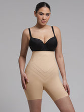 Bragas reductoras de muslos de spandex líquido de cintura alta y aire.