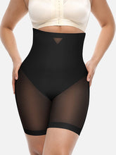 Pantalones cortos moldeadores de cintura alta que realzan los glúteos y adelgazan hasta la mitad del muslo