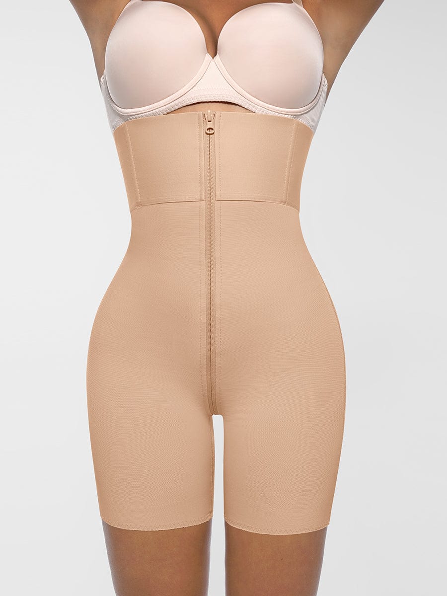Faja moldeadora de cintura y abdomen de malla rígida con soporte firme , levantador de glúteos y caderas.