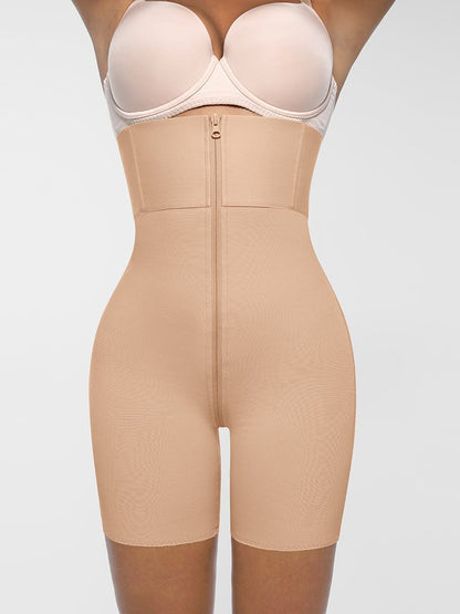 Faja moldeadora de cintura y abdomen de malla rígida con soporte firme , levantador de glúteos y caderas.