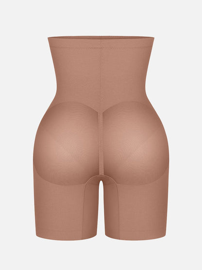 Pantalones cortos moldeadores de cintura alta que realzan los glúteos y adelgazan hasta la mitad del muslo