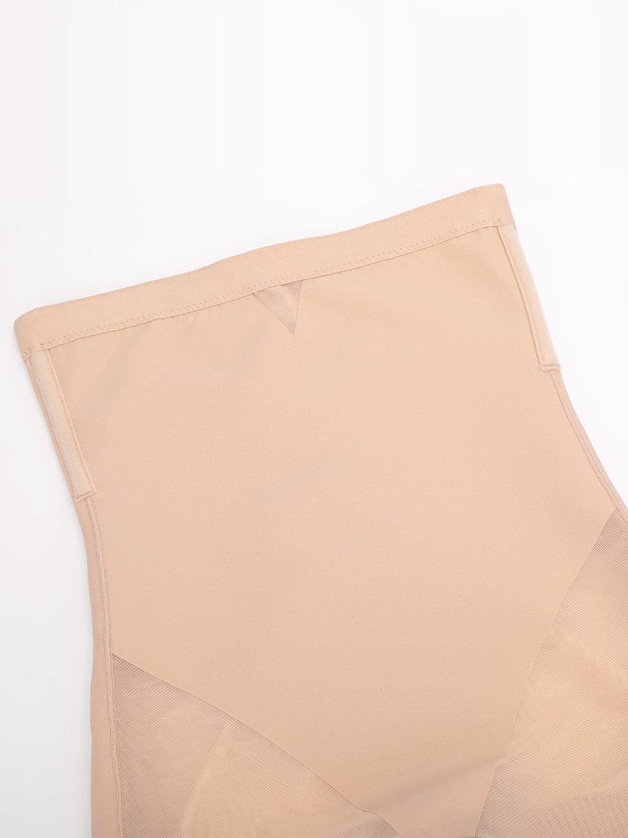 Pantalones cortos moldeadores de cintura alta que realzan los glúteos y adelgazan hasta la mitad del muslo