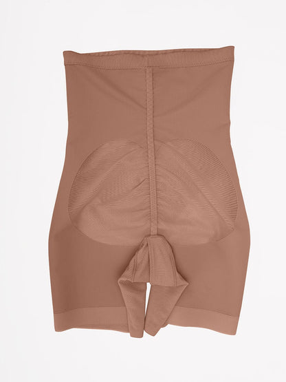 Pantalones cortos moldeadores de cintura alta que realzan los glúteos y adelgazan hasta la mitad del muslo