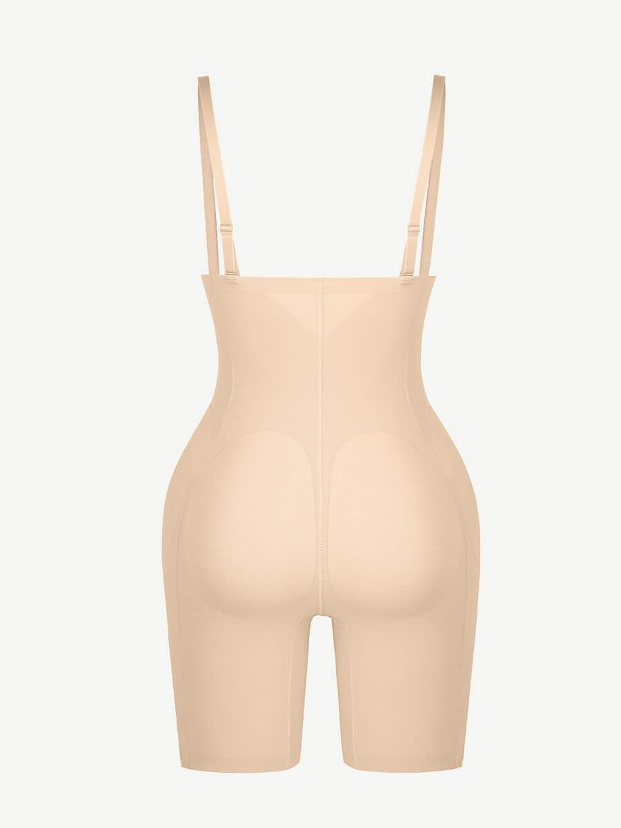 Faja moldeadora 3 en 1 con control de abdomen, cintura alta, acolchada, sin costuras, para caderas y glúteos