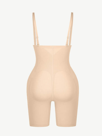Faja moldeadora 3 en 1 con control de abdomen, cintura alta, acolchada, sin costuras, para caderas y glúteos