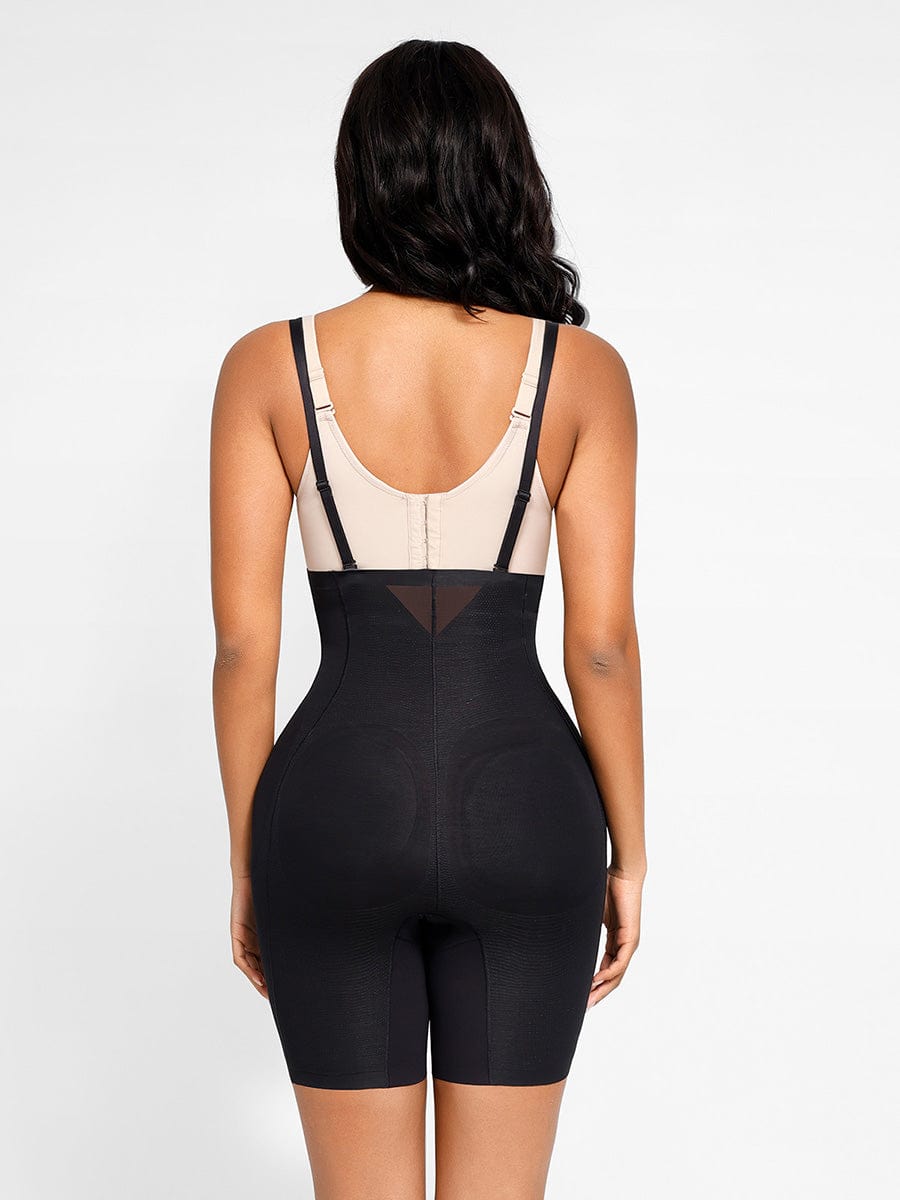 Faja moldeadora 3 en 1 con control de abdomen, cintura alta, acolchada, sin costuras, para caderas y glúteos