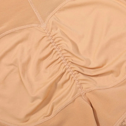 Shorts levanta glúteos con cremallera frontal, cintura alta, que realzan las curvas
