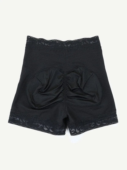 Braguita de encaje de talle alto realza glúteos . Moldea curvas.