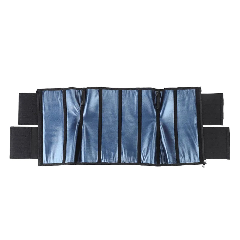 Faja moldeadora de cintura con varillas de acero y doble cinturón