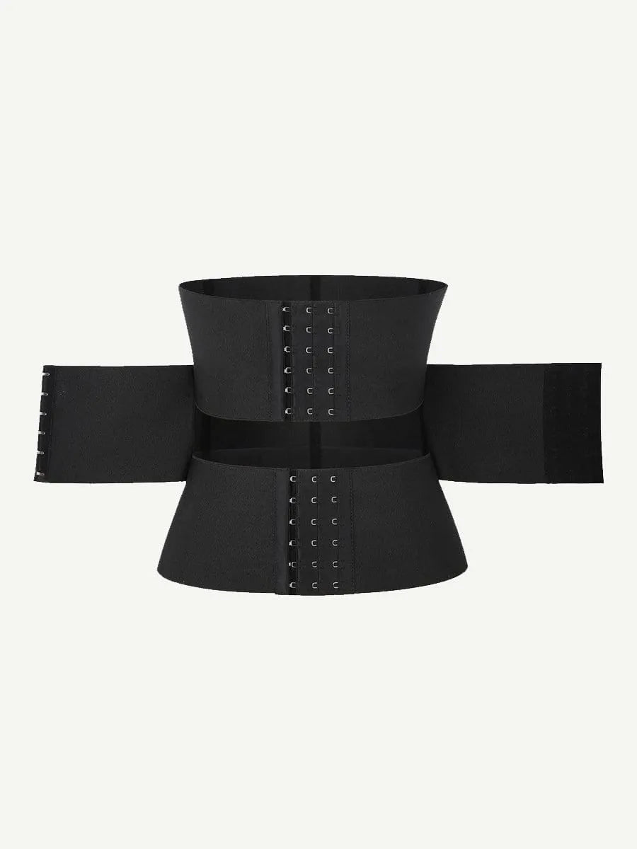 Tres piezas de faja abdominal segmentada de látex