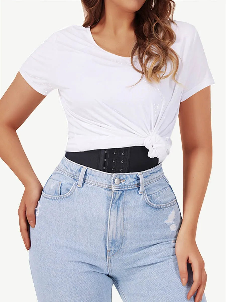 Tres piezas de faja abdominal segmentada de látex